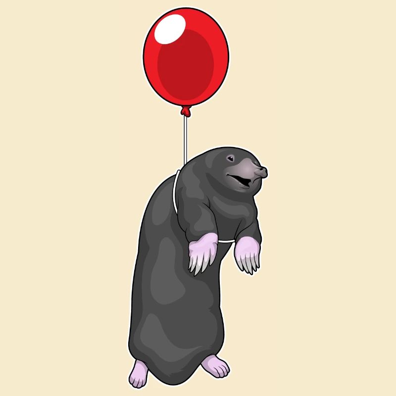 Maulwurf Luftballon
