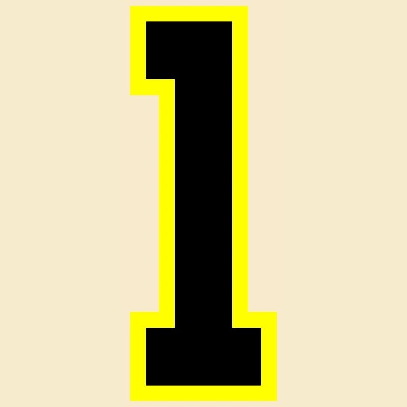 Maillot à 1 numéro