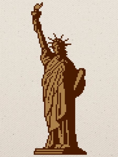 8bit Freiheitsstatue