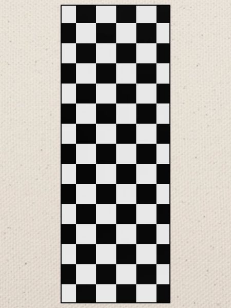 Schachbrett Muster Design Buchstabe I