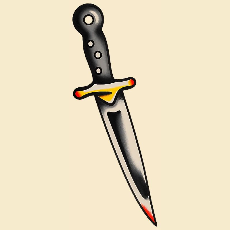 Classic Tattoo Dagger