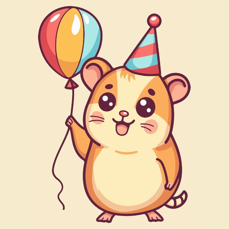 Hamster Birthday Comic