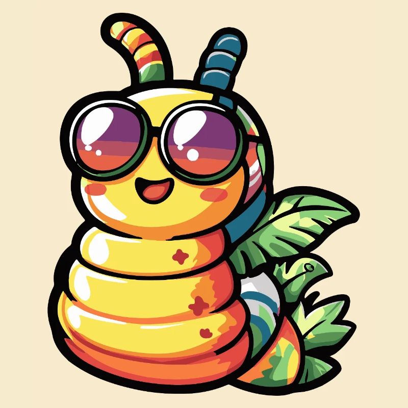 Worm Comic Holiday