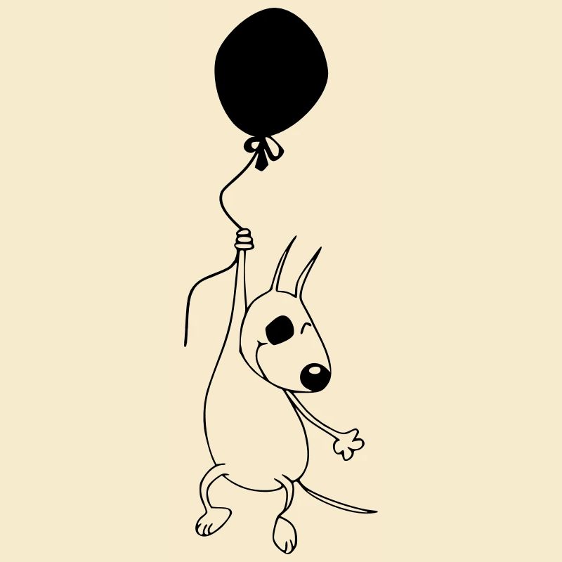Bully mit Luftballon