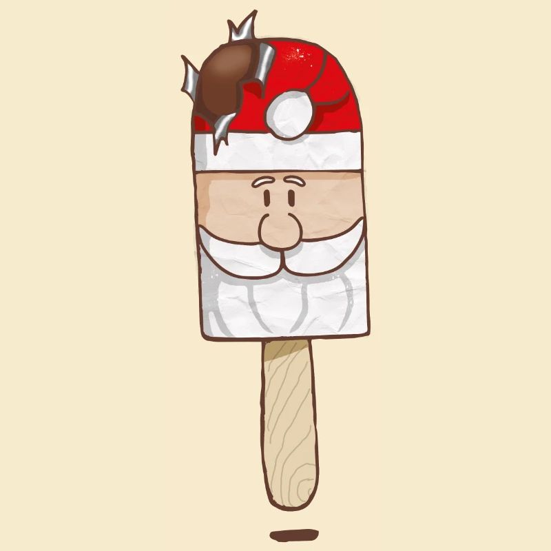 Weihnachtsmann Schokoladenlutscher