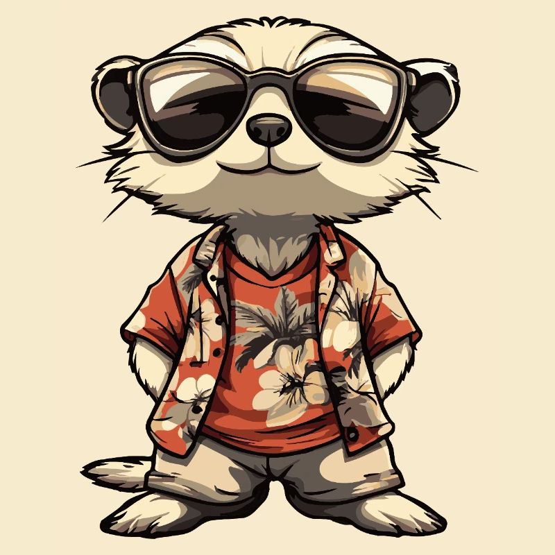 Vacances de bande dessinée de suricate