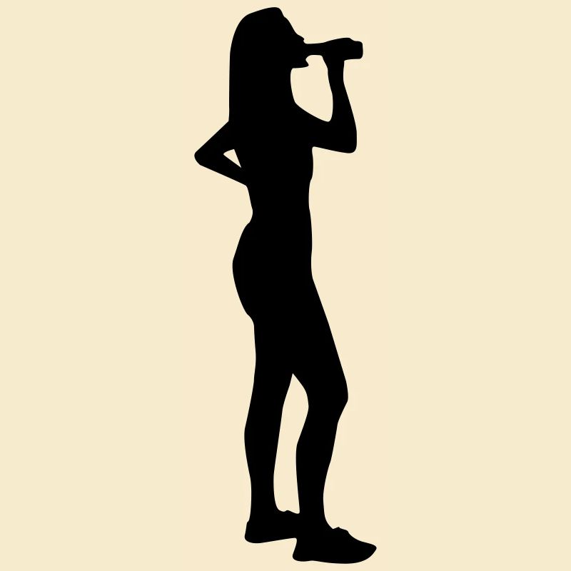 drinking girl