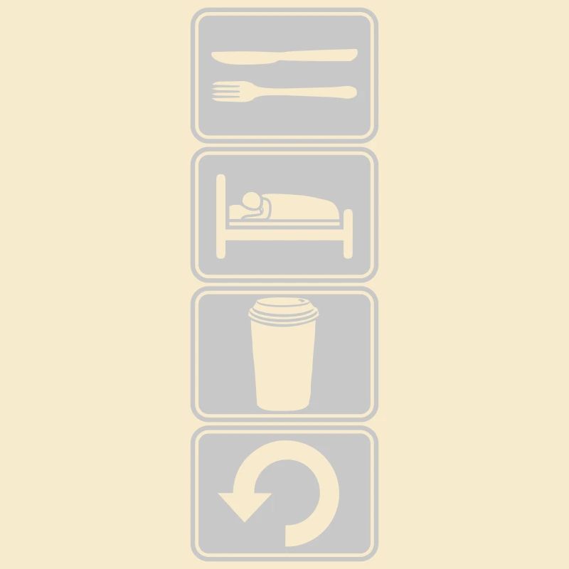 Repeat coffee every day Drinking coffee