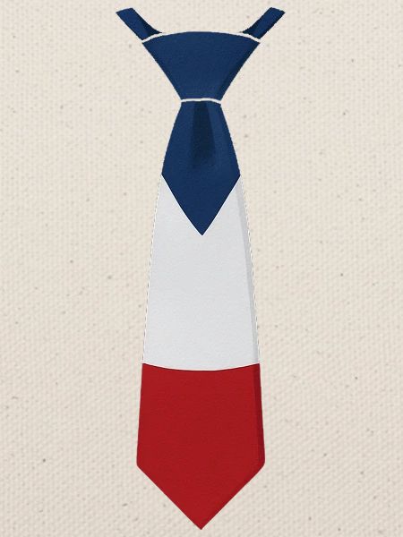 France Tie – Flaggendesign