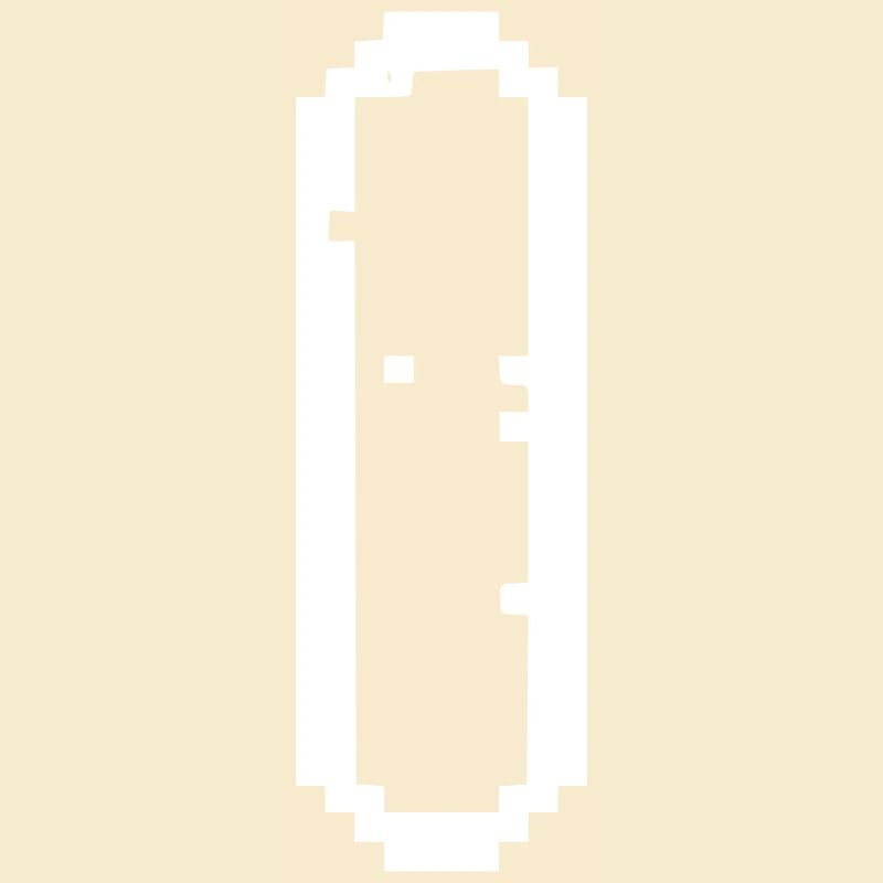 Icône de pixel de la bactérie bâton