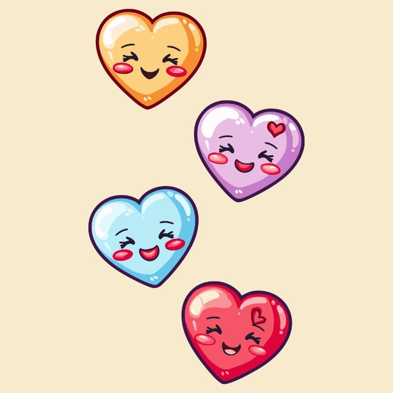 Herzen Liebe Comic Love