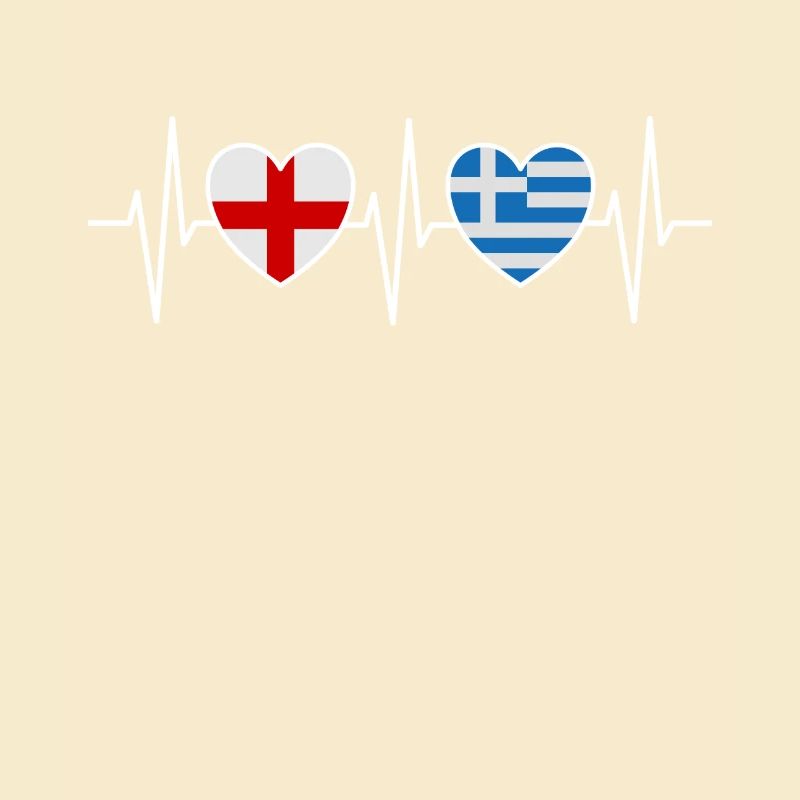 Angleterre et Grèce Drapeaux hellas grecs