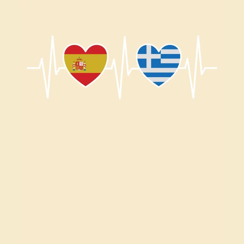 Espagne et Grèce Drapeau grec Drapeaux