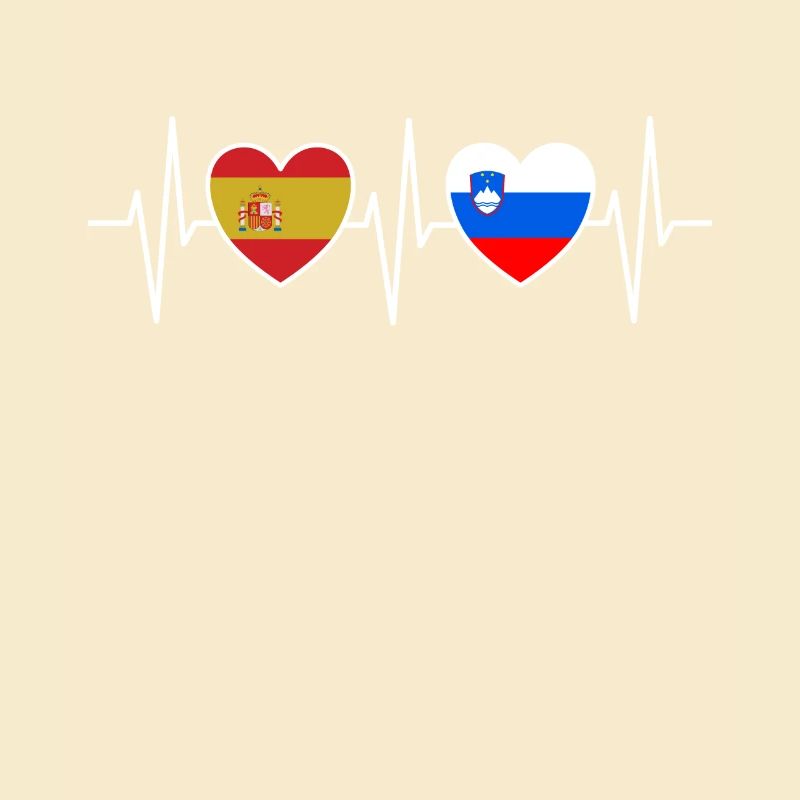 Espagne et Slovénie Drapeau slovène Drapeaux
