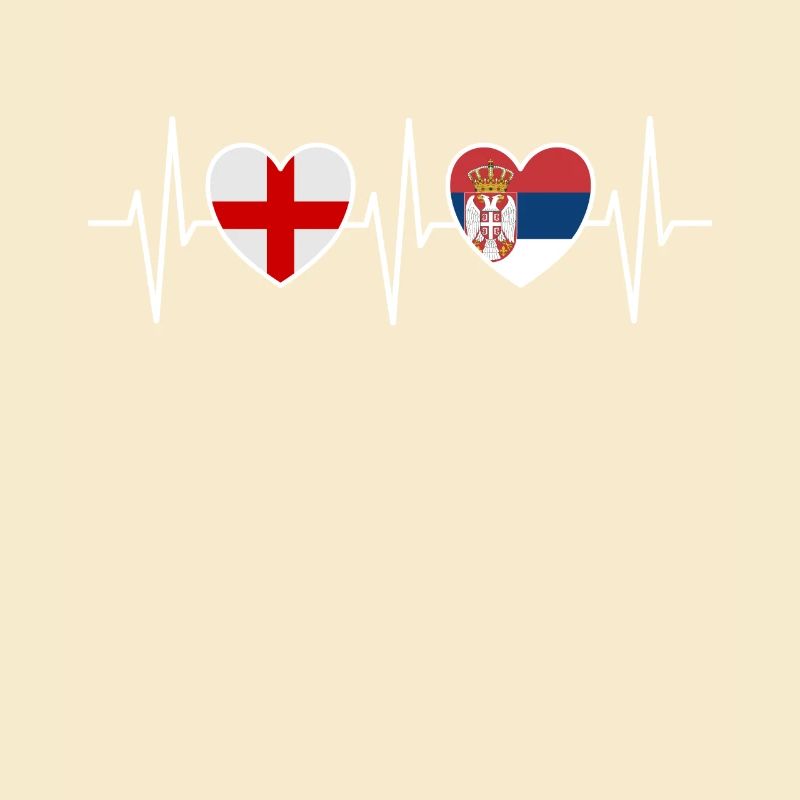 Angleterre et Serbie Drapeau serbe Drapeaux