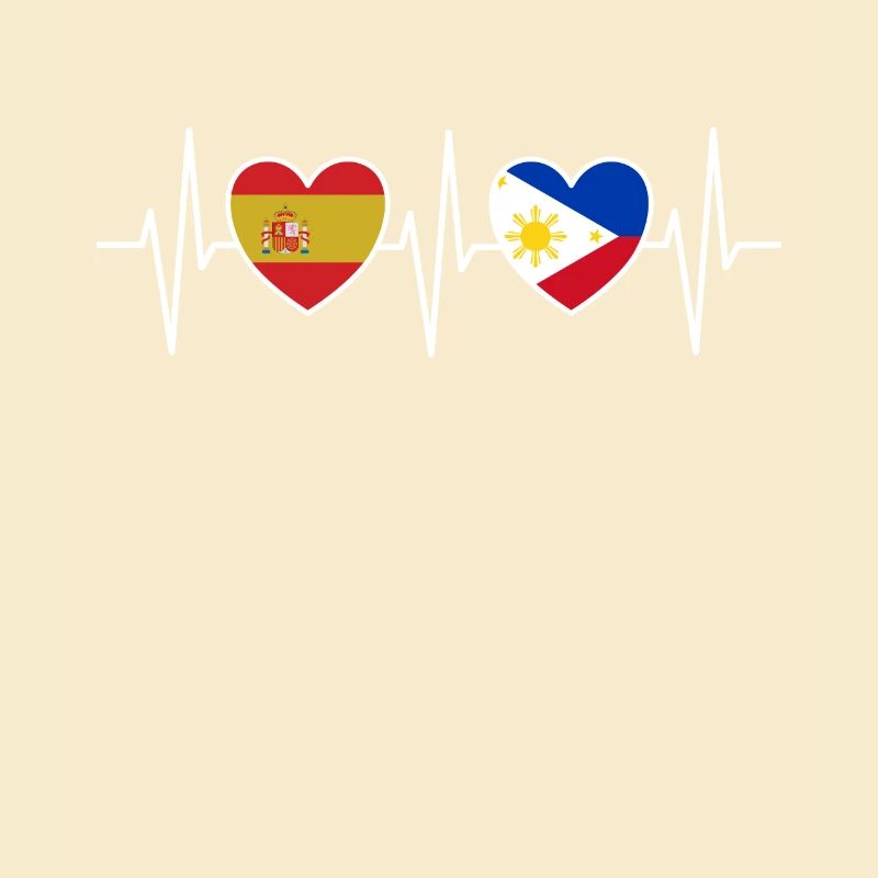 Espagne et Philippines Drapeaux philippins