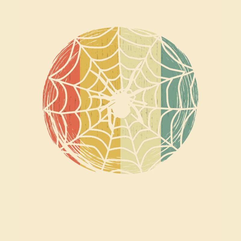 Spider Tarantula Spider Spider Web Retro Halloween