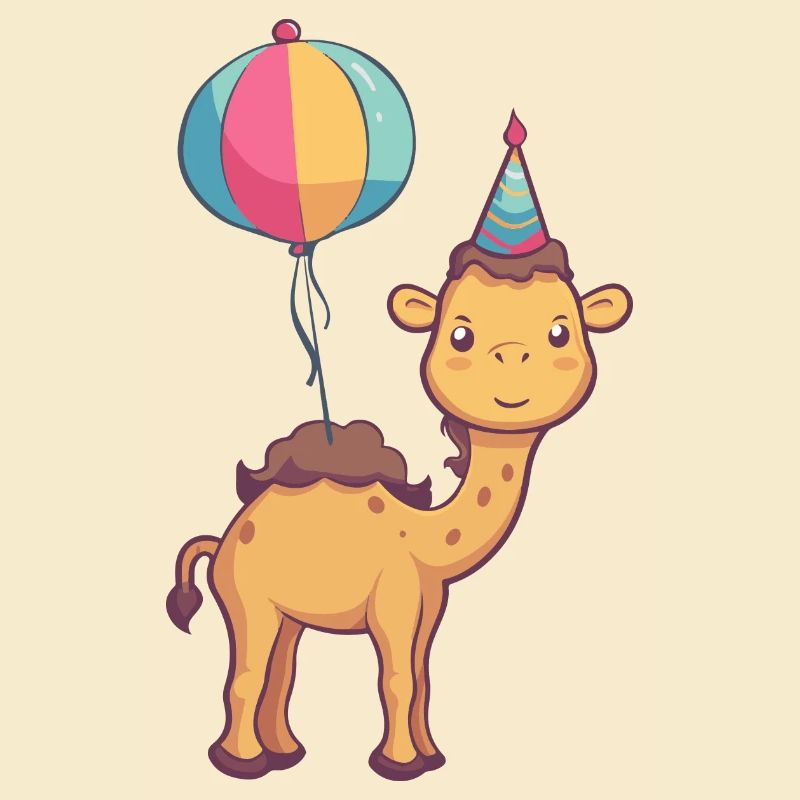 Kamel Geburtstag Comic