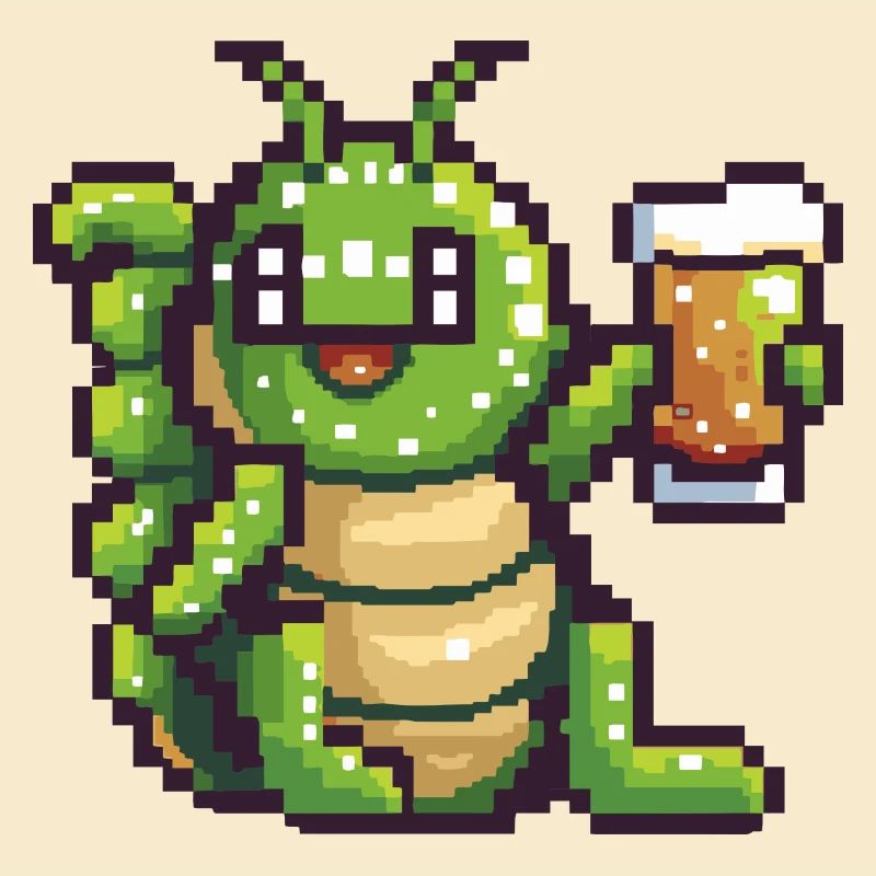 ver bière pixel
