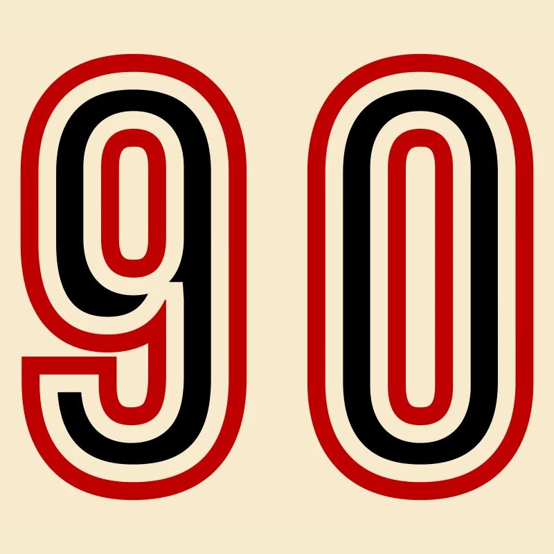 90 Number Years Jersey