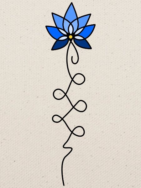 Unalome Lotus