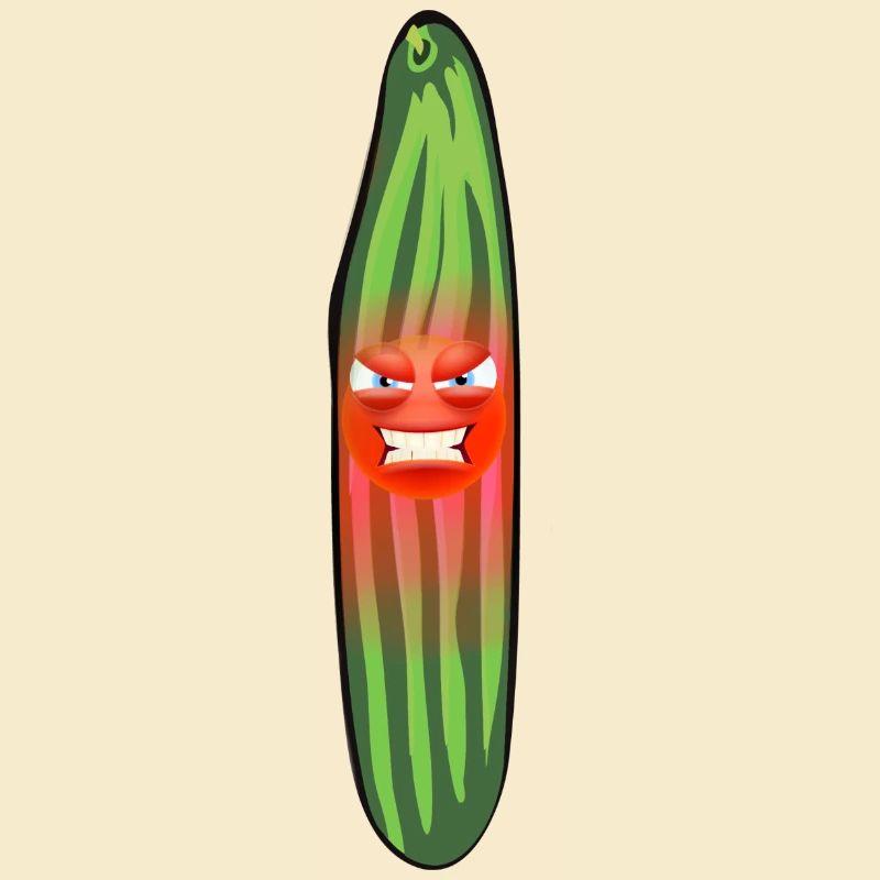 Angry cucumber, cucumbers, comic, cucumber