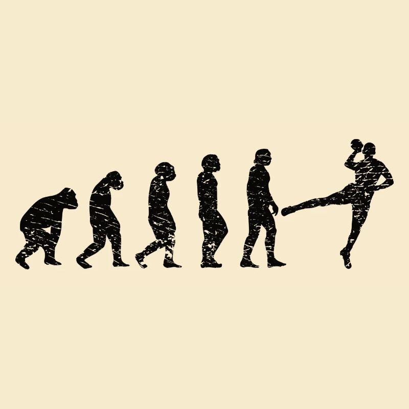 Handball Team Handballer Evolution Handballspieler