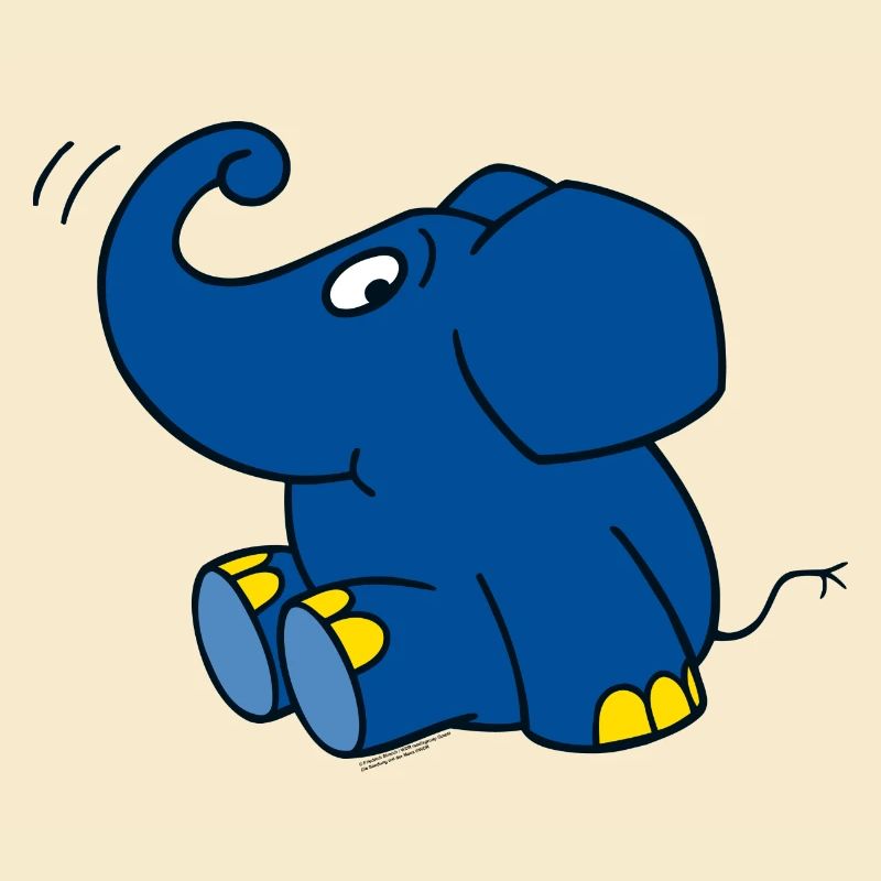 Der Elefant - sitzend