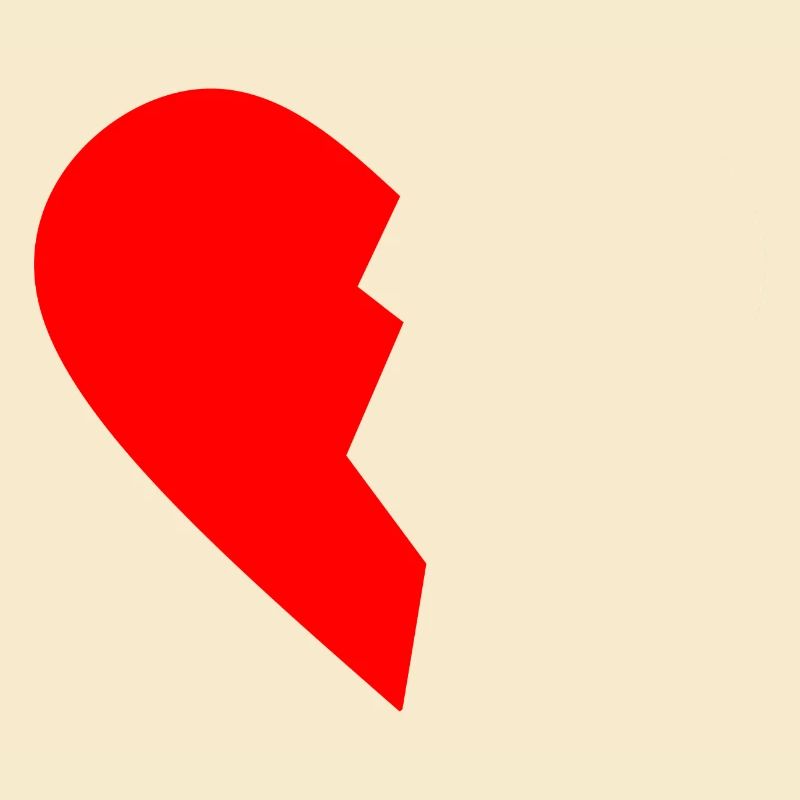 HALF HEART LEFT SIDE