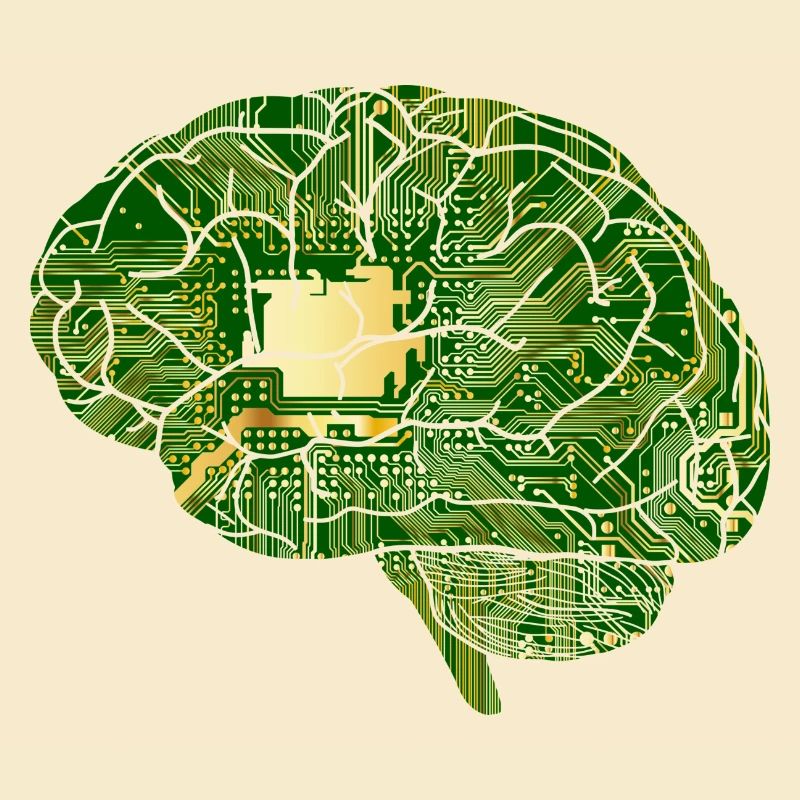 Brain Computer Chip Chip Computer