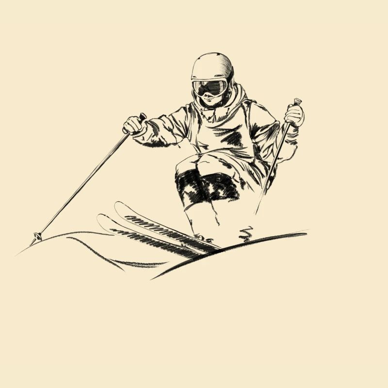 Mogul skiing