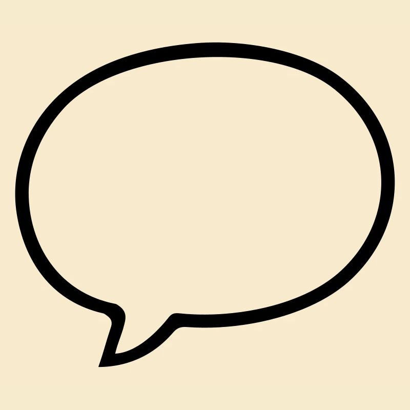 Speech bubble comic design