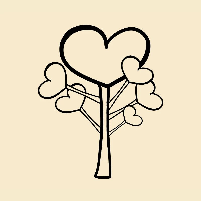 Herzen Baum