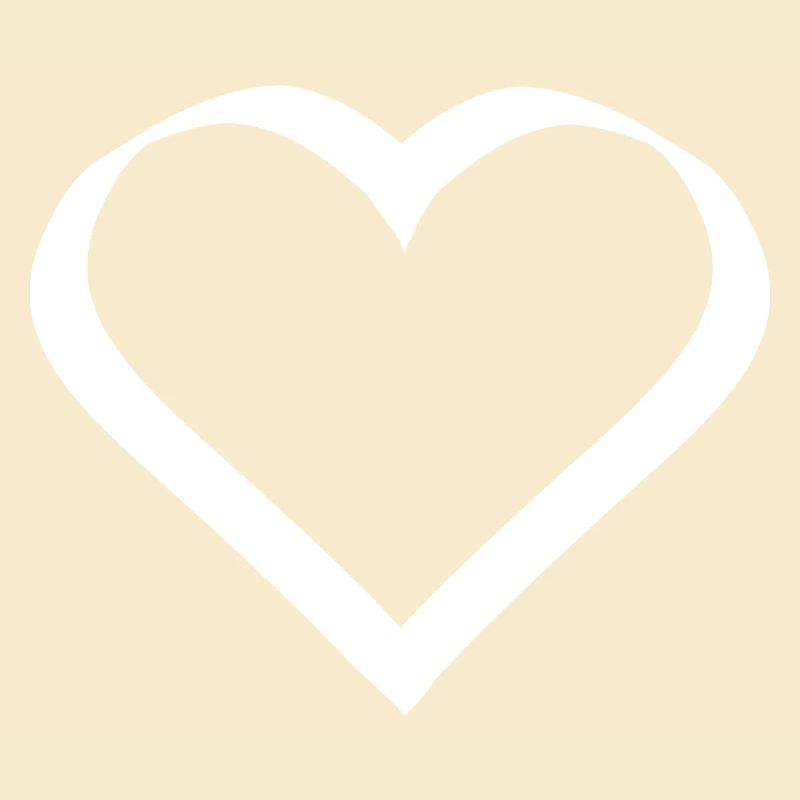 weißes Herz weiß Geschenk Valentinstag