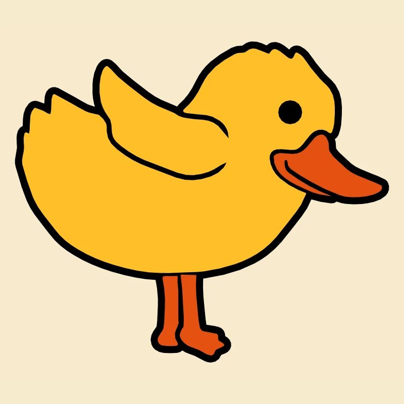 Cartoon Entchen süßes Küken