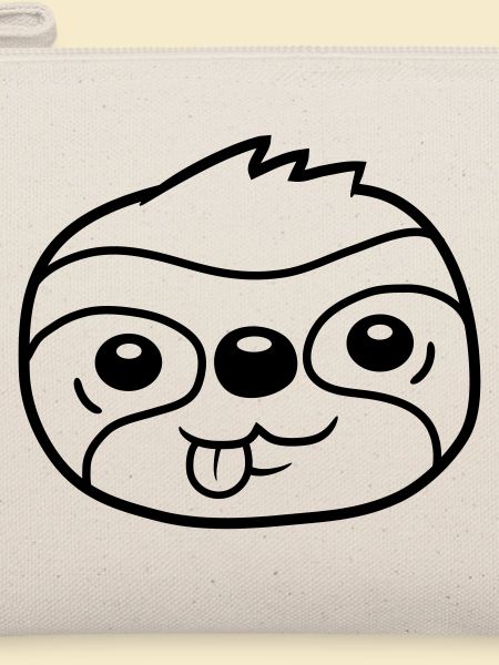 Kopf Faultier Comic chillen