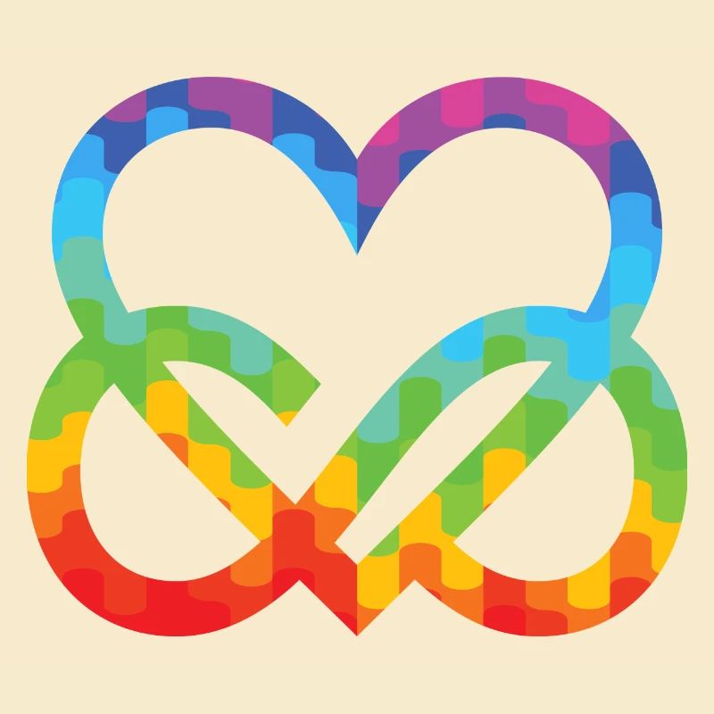Polyamory Infinity Heart - Poly Love Heart