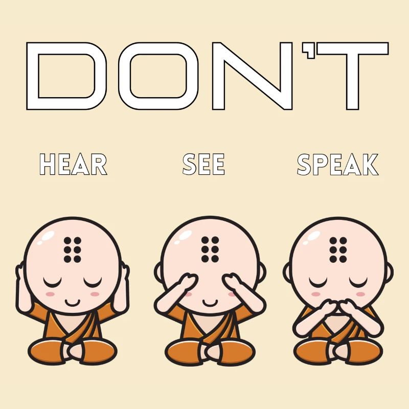 Don’t hear see speak Junge