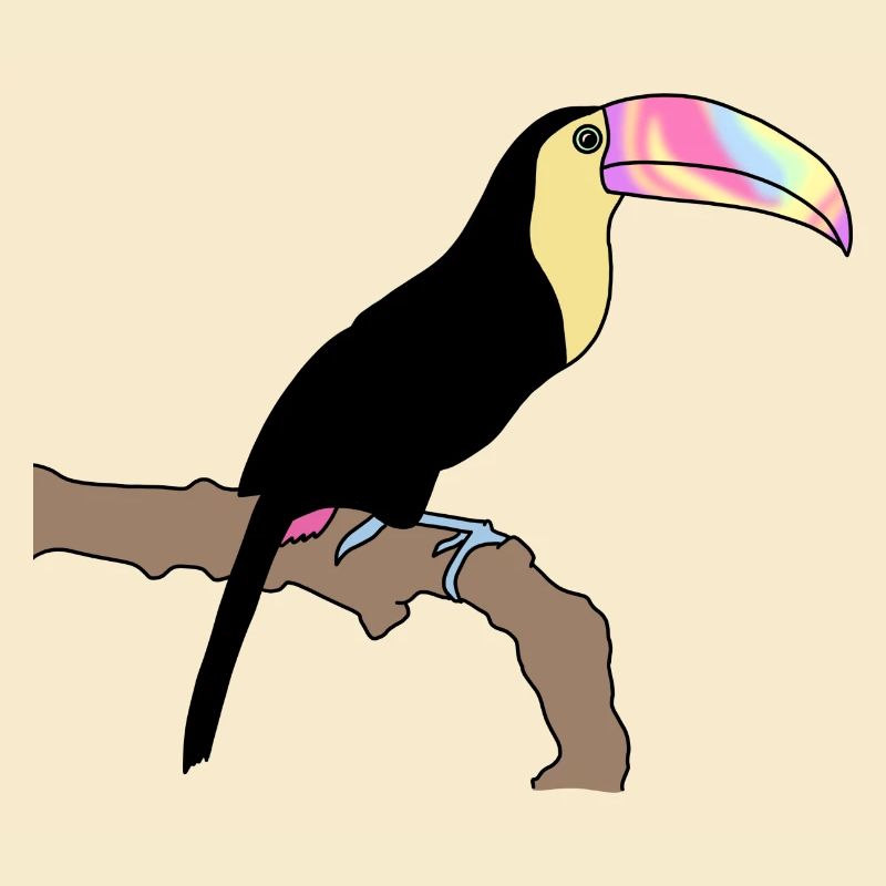 Toucan Tie Dye Version