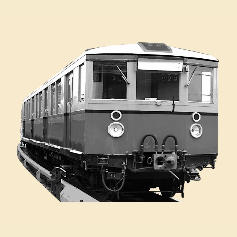 S-Bahn Berlin Triebwagen Eisenbahn Oldtimer