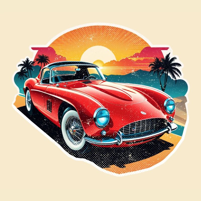 Oldtimer Sonnenuntergang