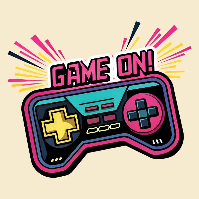 GAME ON. GAME CONTROLLER. GAME PAD