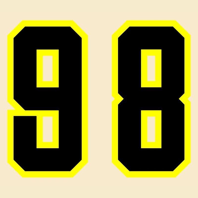 Justaucorps à 98 chiffres