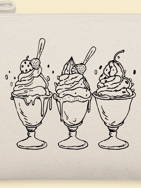 Eiscreme im Cartoon Look