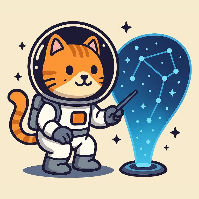 Space Cat Constellation – Kawaii
