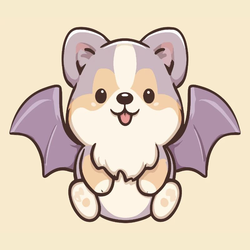 Chibi Bat Pup Peluche