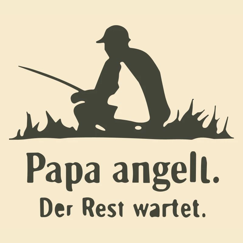 Papa pêche Le reste attend