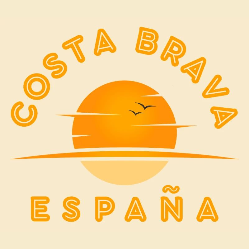 Logo du coucher du soleil Costa Brava España