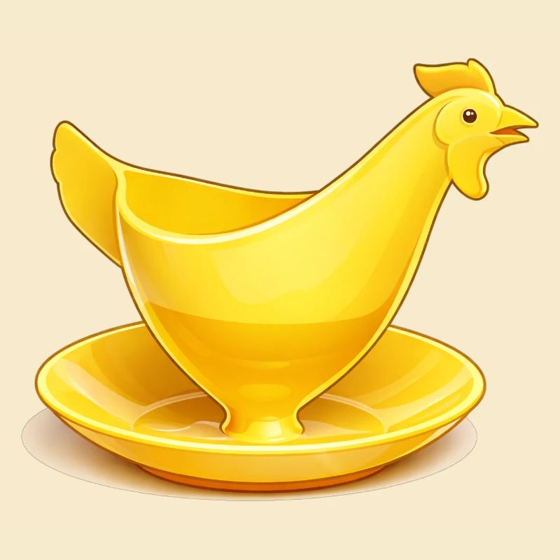 Yellow GDR egg cup, Ostalgie