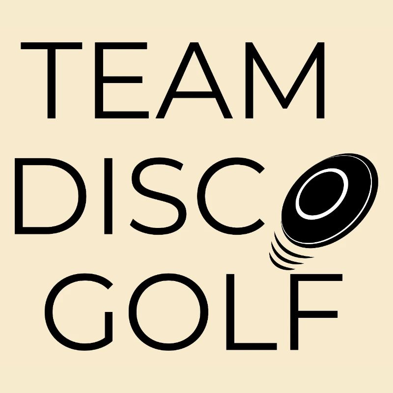 Team Disco Golf - Design avec disque